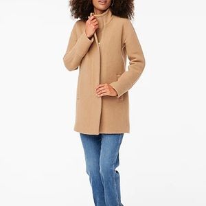 J.Crew city coat in camel color size OOP
